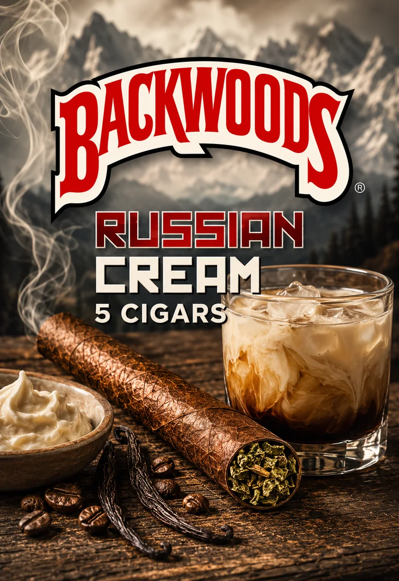 Backwoods Russian Cream - Hand-Rolled Cannabis Blunt