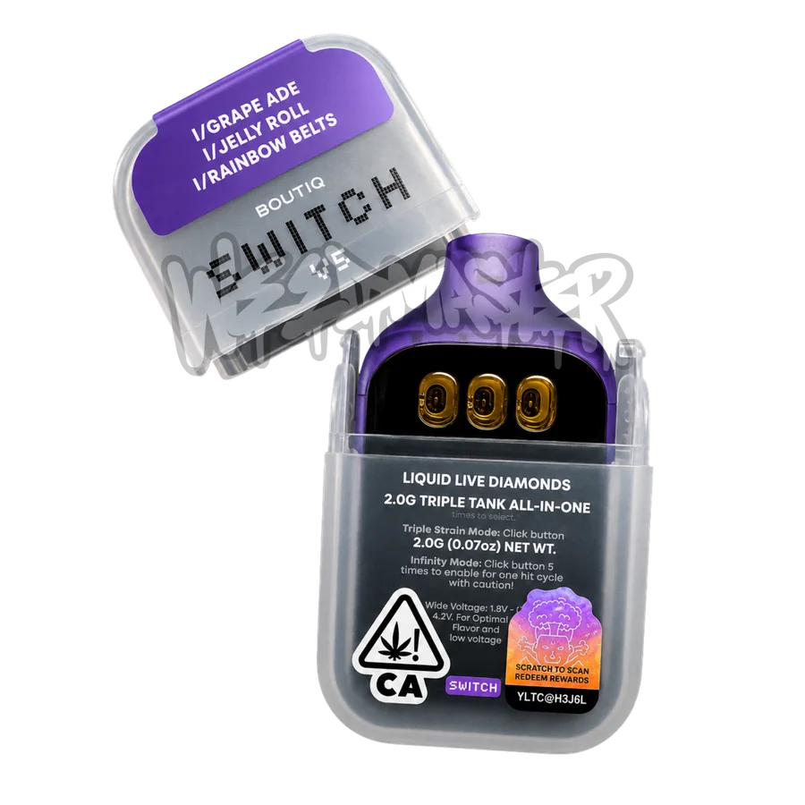 Grape Ape · Jelly Roll · Rainbow Belts - Boutiq Switch V.5 Liquid Live Diamonds