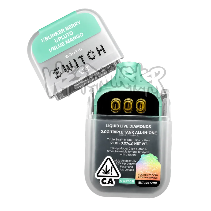 Blinker Berry · Pluto · Blue Mango - Boutiq Switch V.5 Liquid Live Diamonds