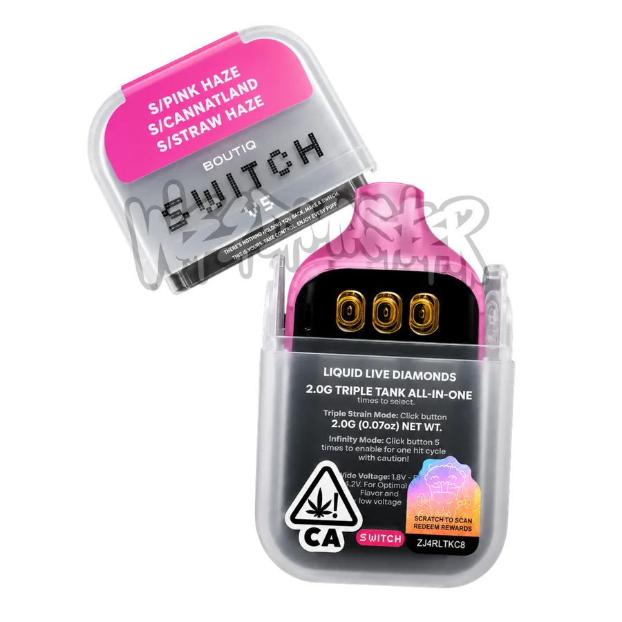 Pink Haze · Candyland · Straw-Haze - Boutiq Switch V.5 Liquid Live Diamonds