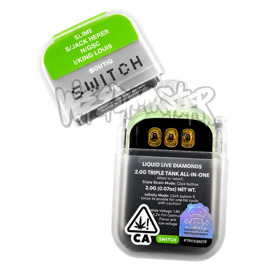 Jack Herer · GSC · King Louis - Boutiq Switch V.5 Liquid Live Diamonds