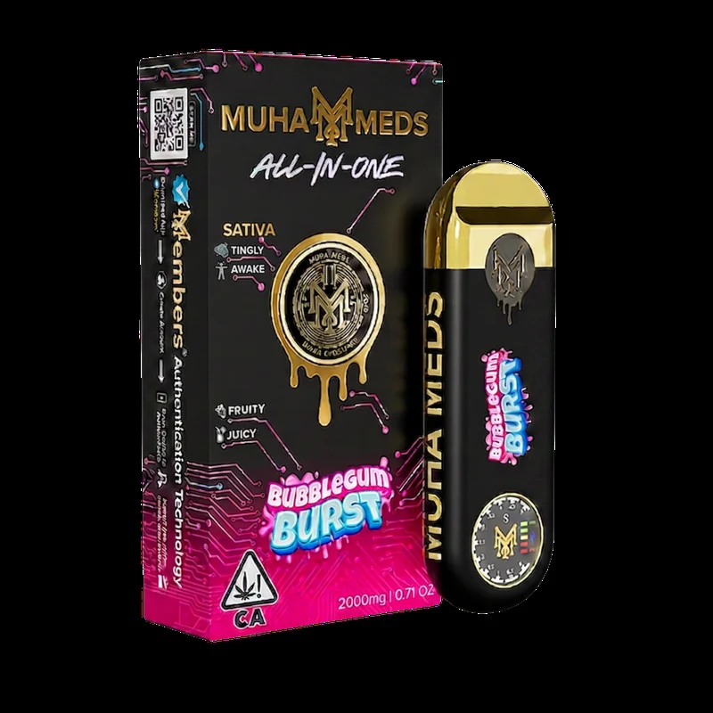 Bubblegum Burst - Sativa Cannabis Disposable Vape