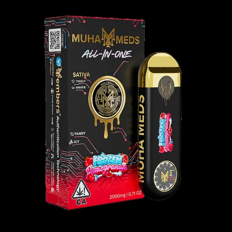 Frozen Pomegranate - Sativa Cannabis Disposable Vape
