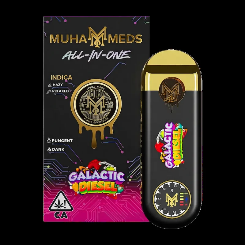 Galactic Diesel - Indica Cannabis Disposable Vape
